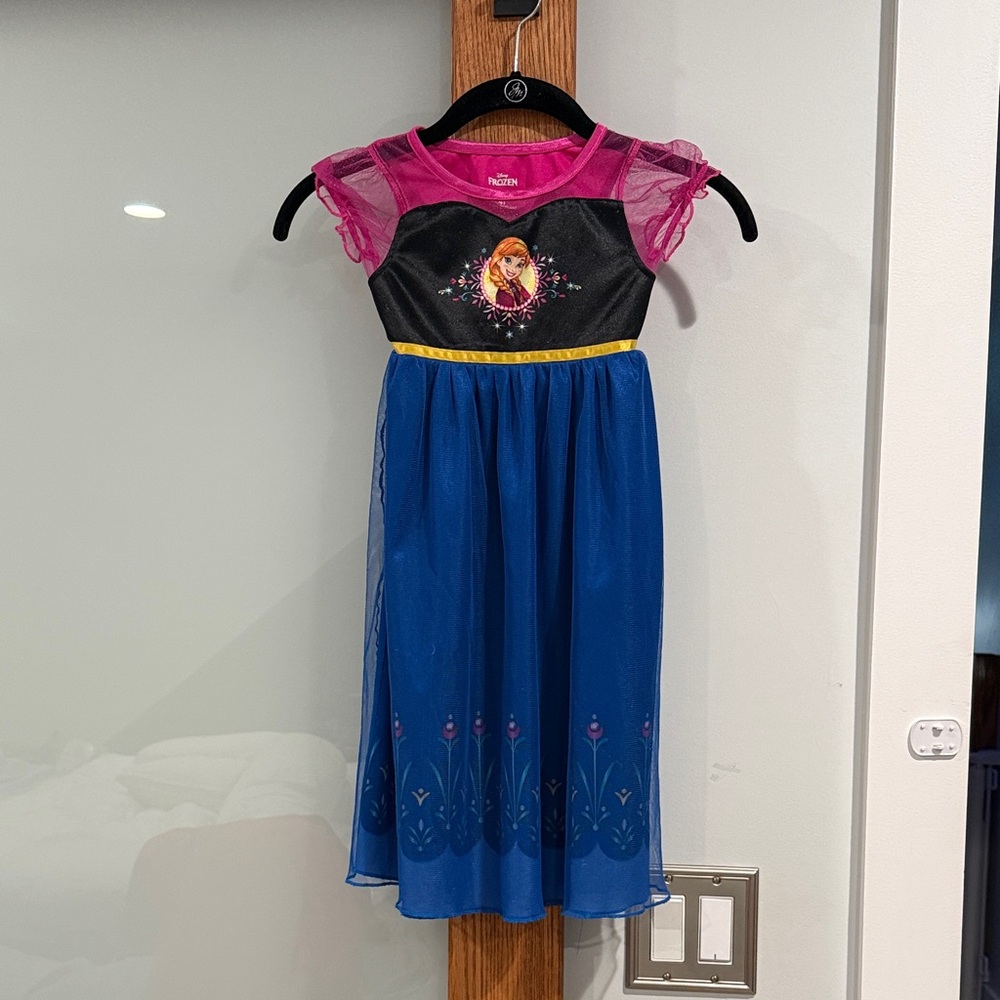Disney Anna from Frozen Dress (nightgown) size 4T